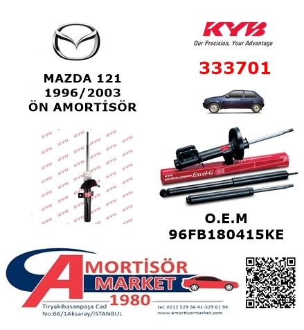 MAZDA 121 ÖN AMORTİSÖR 1996/2003 KYB 333701 